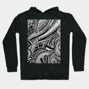 Discover Aotearoa's Cultural Tapestry: Authentic Maori Art in Vibrant Illustrations Hoodie